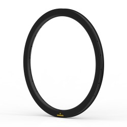 Ruota in Carbonio Ultralight 650B 35x30mm Asimmetrica Tubeless per Gravel